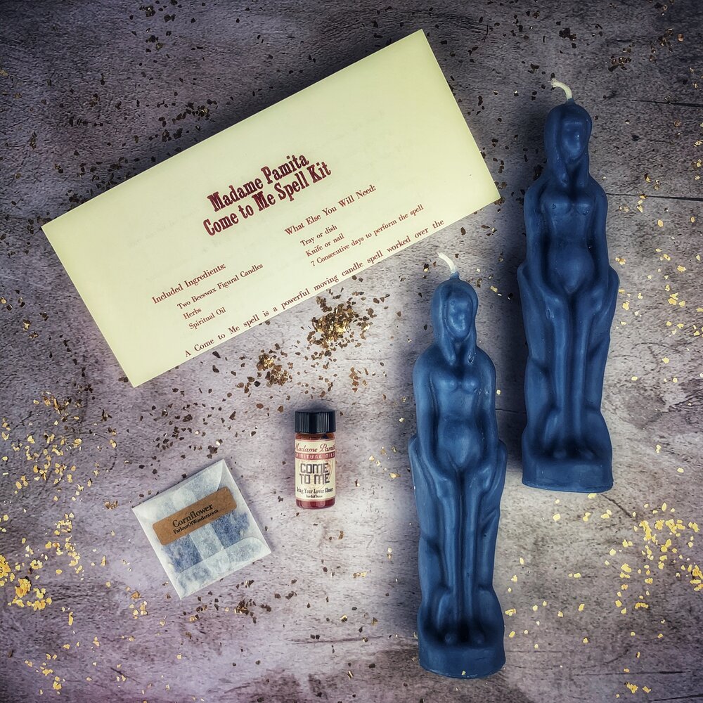Come to Me Candle Spell Kit Female/Female - Attract Love & Passion | Candle Spell Kit | Wiccan Center
