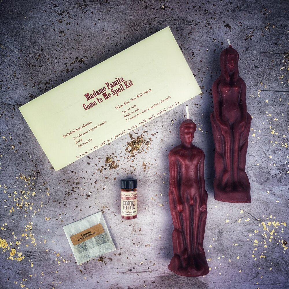 Come to Me Candle Spell Kit Male/Female - Attract Love & Passion | Candle Spell Kit | Wiccan Center