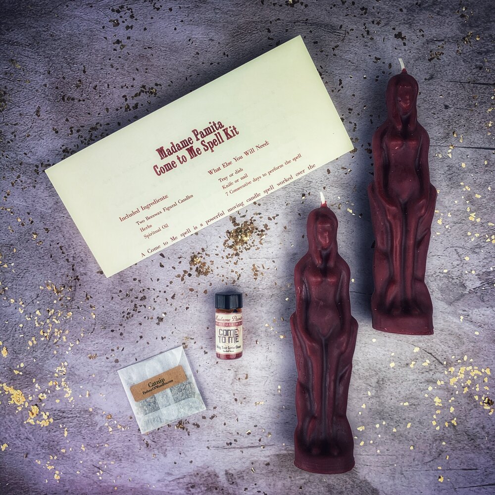 Come to Me Candle Spell Kit Female/Female - Attract Love & Passion | Candle Spell Kit | Wiccan Center