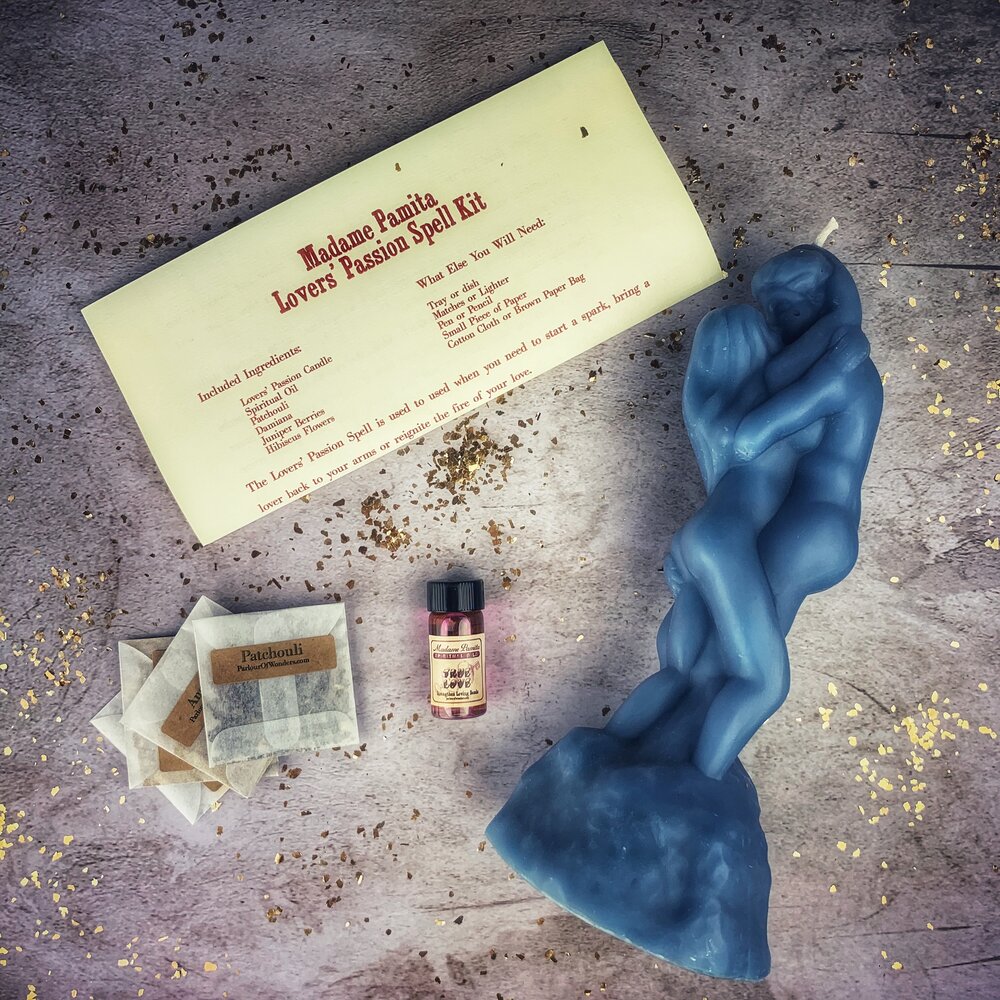 Lovers Passion Candle Spell Kit - Ignite Romance & Desire | Candle Spell Kit | Wiccan Center