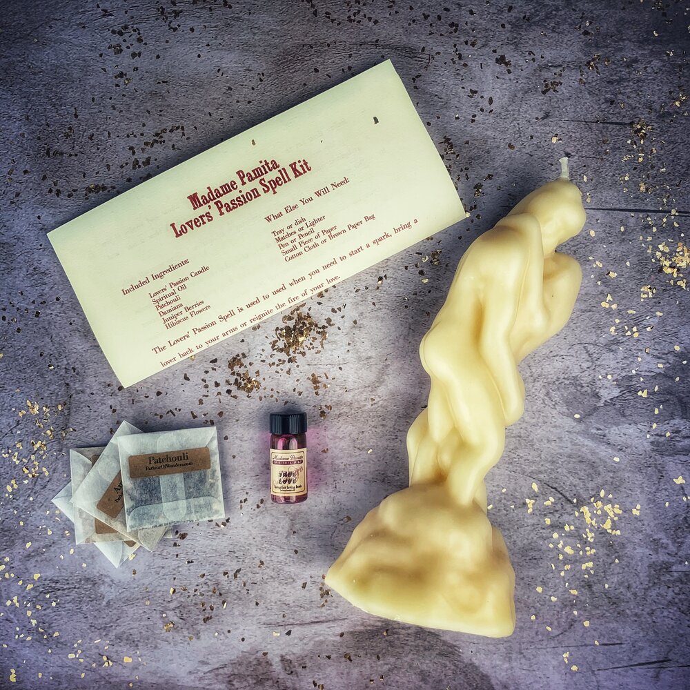 Lovers Passion Candle Spell Kit - Ignite Romance & Desire | Candle Spell Kit | Wiccan Center