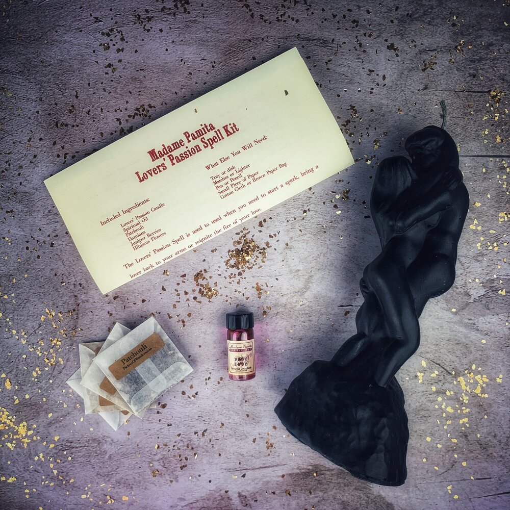 Lovers Passion Candle Spell Kit - Ignite Romance & Desire | Candle Spell Kit | Wiccan Center