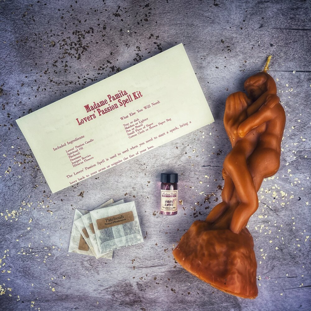 Lovers Passion Candle Spell Kit - Ignite Romance & Desire | Candle Spell Kit | Wiccan Center