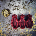 Beeswax Three Wise Monkeys Spell Candle - Stop Jealous Gossip & Silence Enemies Magic | Beeswax Candle | Wiccan Center