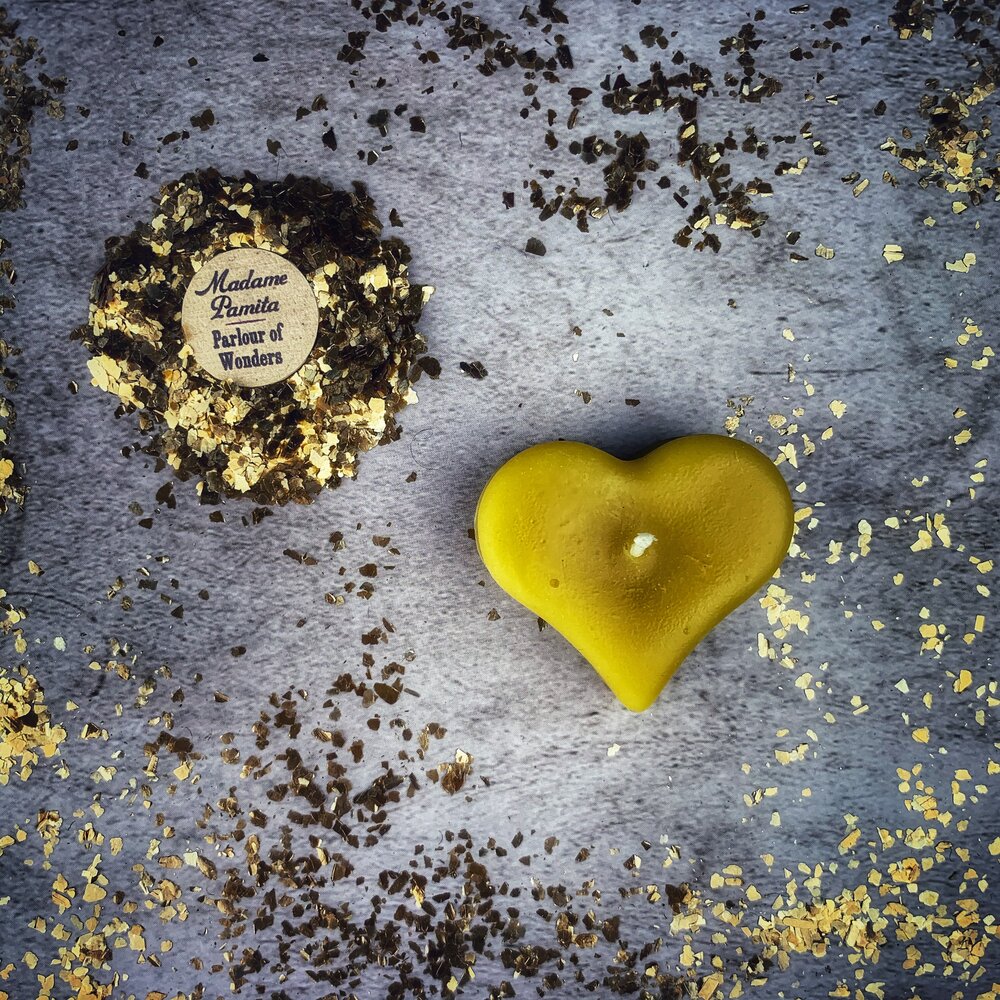 Mini Heart Candle Spell Kit - Love Influence & Emotional Healing Magic | Candle Spell Kit | Wiccan Center
