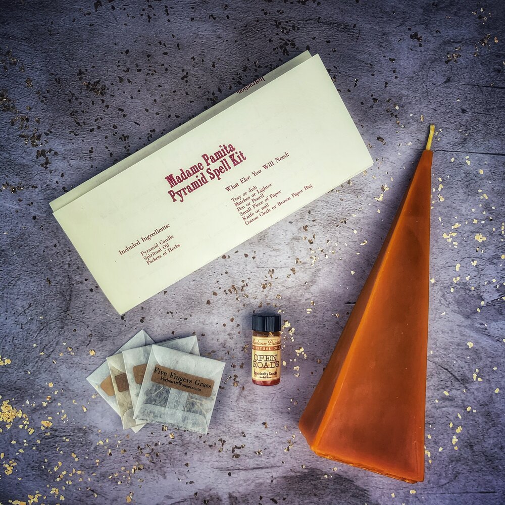 Pyramid of Power Candle Spell Kit - Long-Lasting Success & Stability | Candle Spell Kit | Wiccan Center