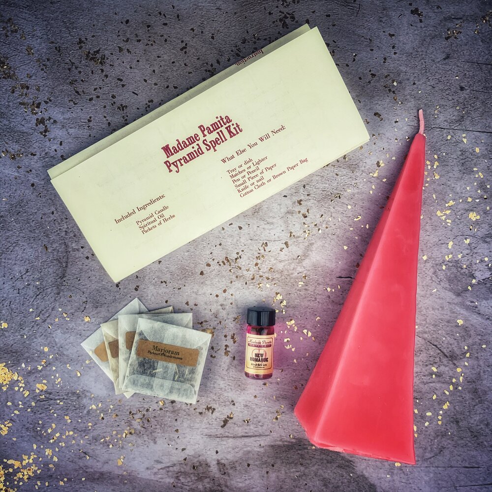 Pyramid of Power Candle Spell Kit - Long-Lasting Success & Stability | Candle Spell Kit | Wiccan Center