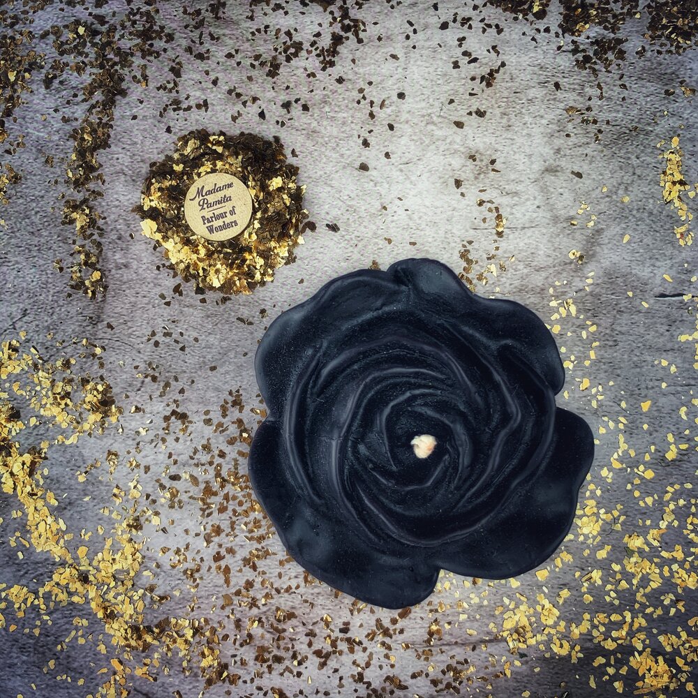 Beeswax Rose Romance Spell Candle - True Love & Soul Mate Magic | Beeswax Candle | Wiccan Center