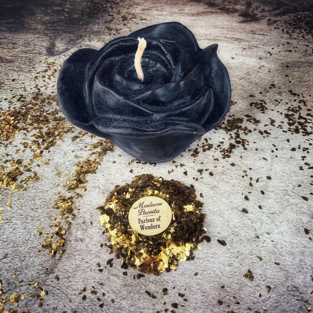 Beeswax Rose Romance Spell Candle - True Love & Soul Mate Magic | Beeswax Candle | Wiccan Center