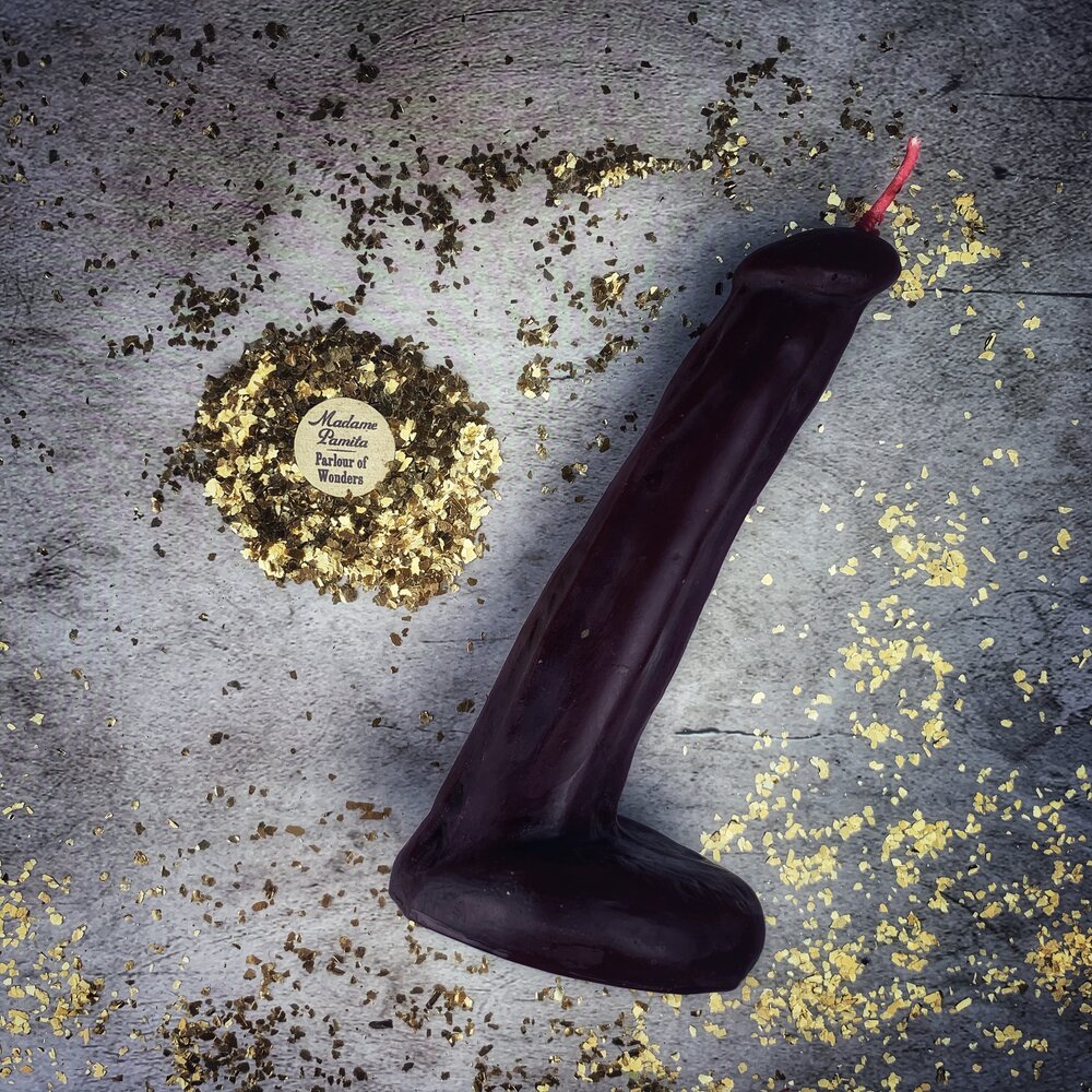 Beeswax Phallus Spell Candle - Passionate Love & Sex Magic | Beeswax Candle | Wiccan Center