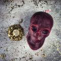 Beeswax Large Skull Spell Candle - Mind Influence & Ancestral Wisdom Magic | Beeswax Candle | Wiccan Center