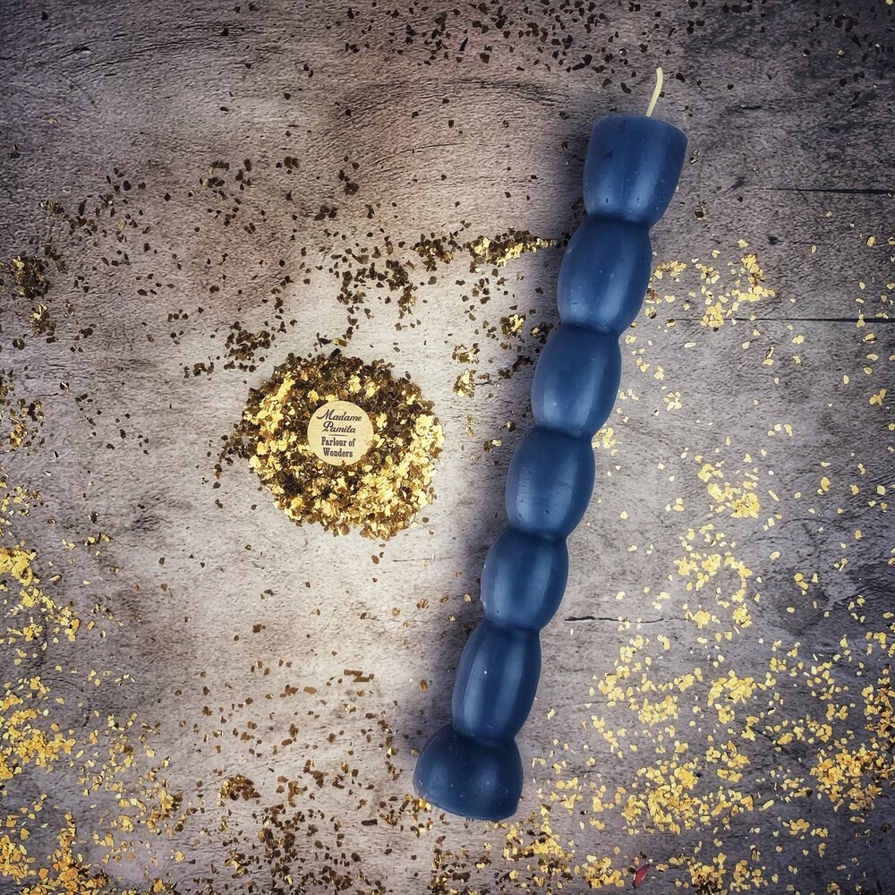 Beeswax Seven Knob Spell Candle - Seven-Day Manifestation Magic | Beeswax Candle | Wiccan Center