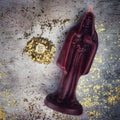 Beeswax Santa Muerte Spell Candle - Sacred Folk Saint Devotion & Protection Magic | Beeswax Candle | Wiccan Center