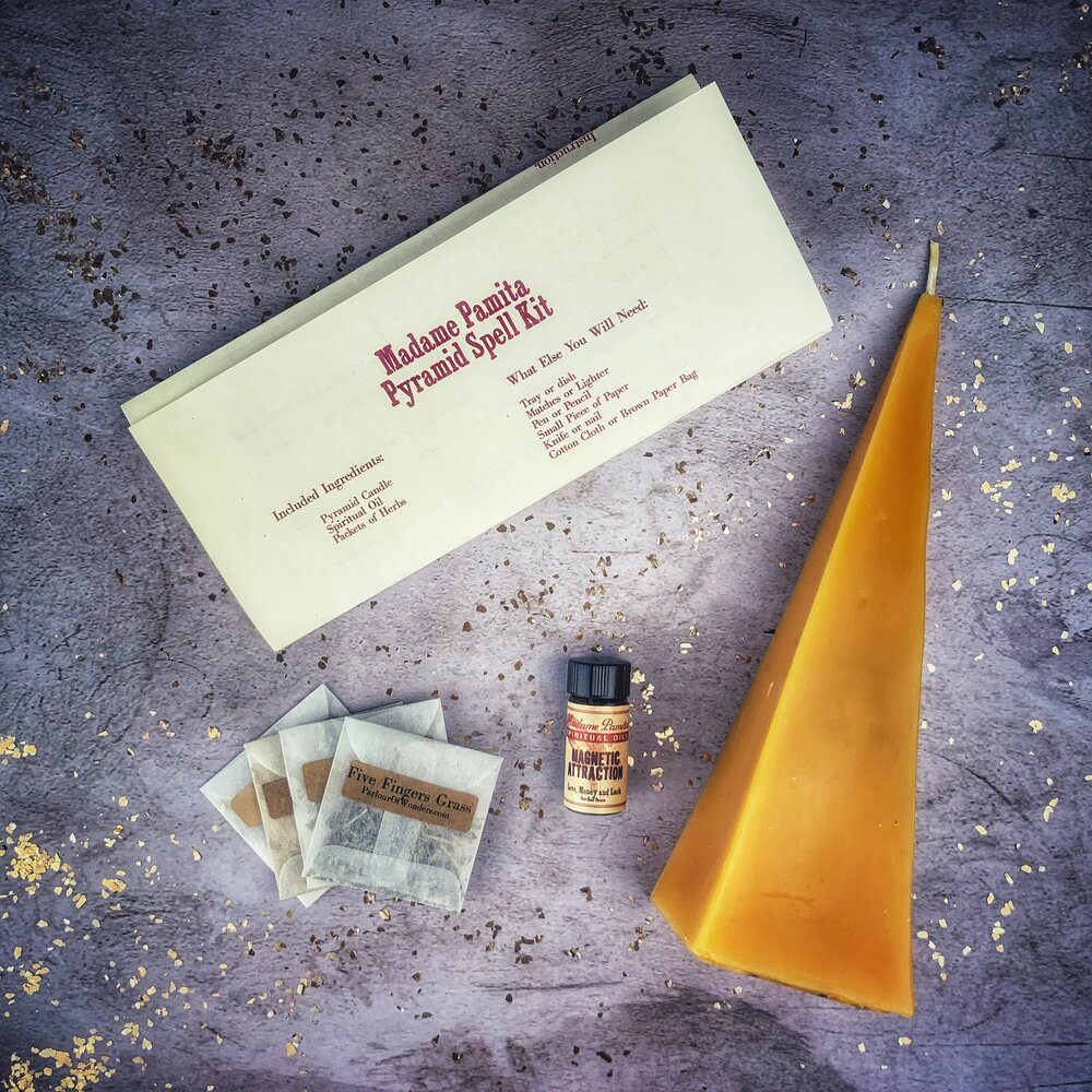Pyramid of Power Candle Spell Kit - Long-Lasting Success & Stability | Candle Spell Kit | Wiccan Center