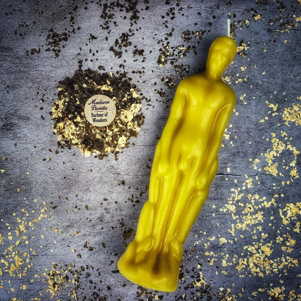 Male Figural Candle Spell Kit - Sympathetic Magic & Personal Power | Candle Spell Kit | Wiccan Center