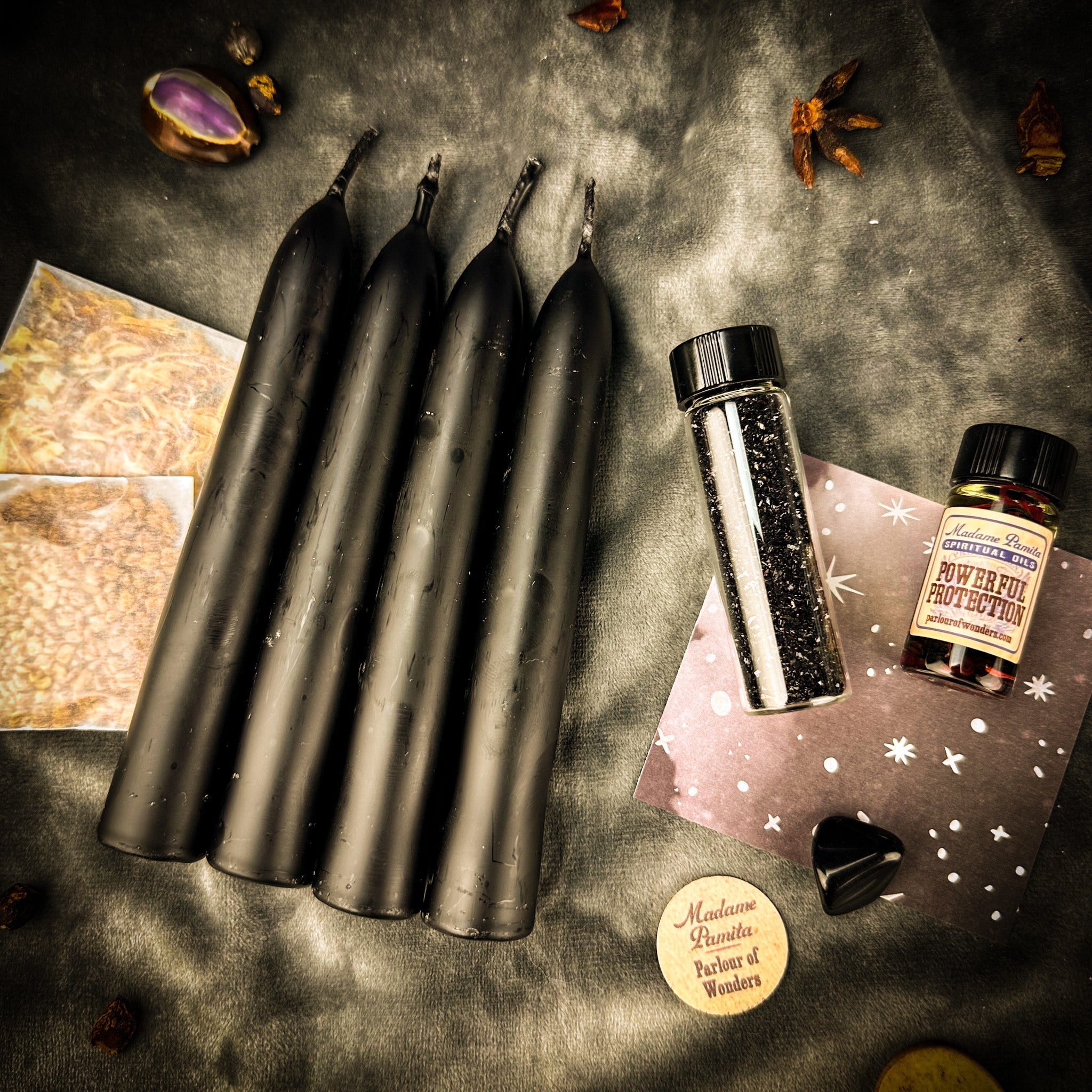 Protection Candle Spell Booster Pack - Add Spiritual Defense to Any Candle Spell Kit | Candle Spell Booster Pack | Wiccan Center