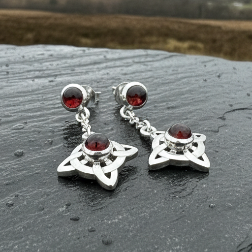 Celtic Protection Knot Earrings | Post Earrings | Wiccan Center