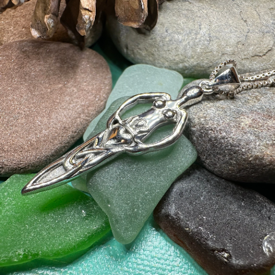 Danu Goddess Silver Necklace | Pendant | Wiccan Center