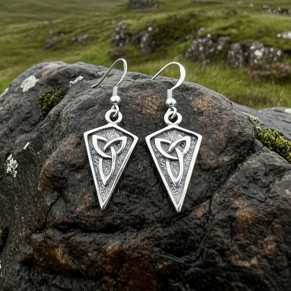 Frances Celtic Knot Earrings | Dangle Earrings | Wiccan Center