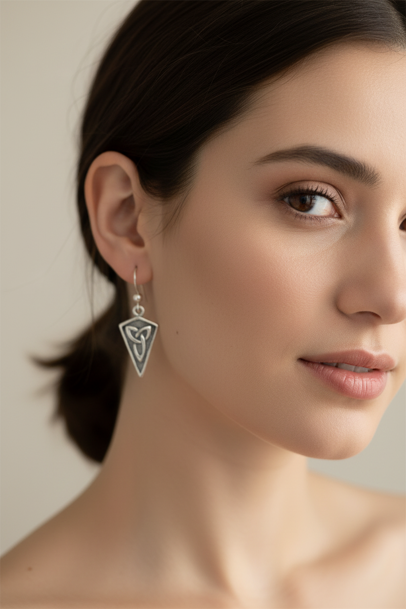Frances Celtic Knot Earrings | Dangle Earrings | Wiccan Center