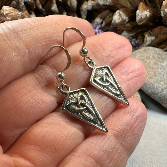Frances Celtic Knot Earrings | Dangle Earrings | Wiccan Center