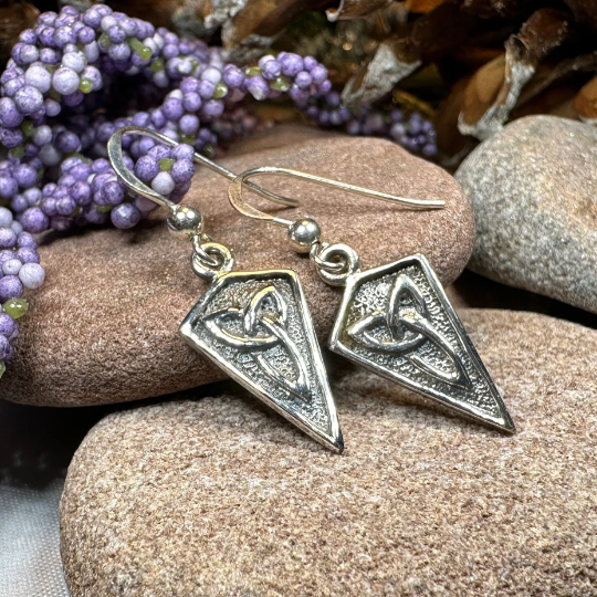 Frances Celtic Knot Earrings | Dangle Earrings | Wiccan Center