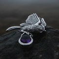 Regal Owl Necklace in Sterling Silver | Pendant | Wiccan Center