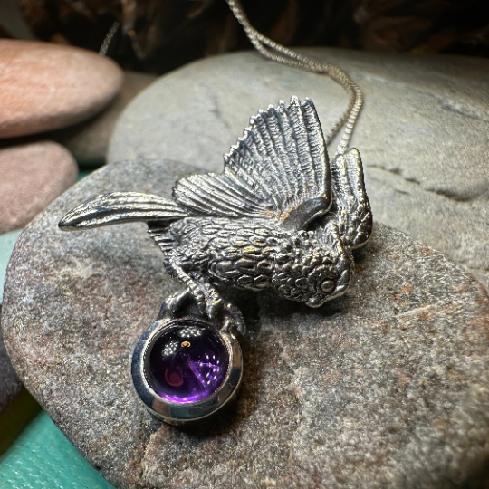 Regal Owl Necklace in Sterling Silver | Pendant | Wiccan Center