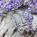 Shamrock Love Earrings | Dangle Earrings | Wiccan Center