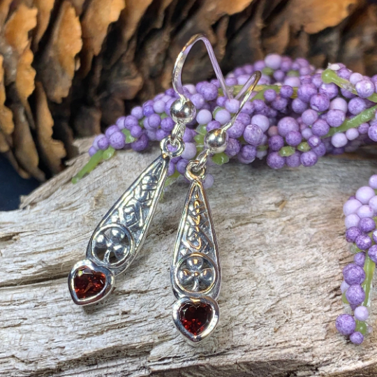Shamrock Love Earrings | Dangle Earrings | Wiccan Center