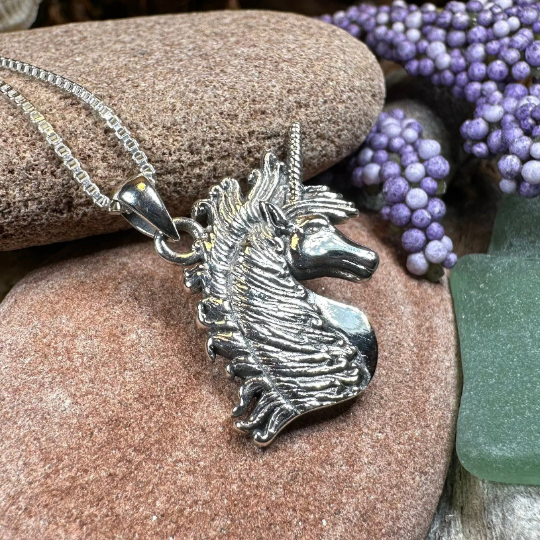Legendary Unicorn Necklace | Pendant | Wiccan Center