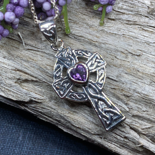 Celtic Cross Heart Necklace | Pendant | Wiccan Center