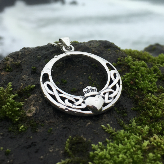 Galway Claddagh Necklace | Pendant | Wiccan Center