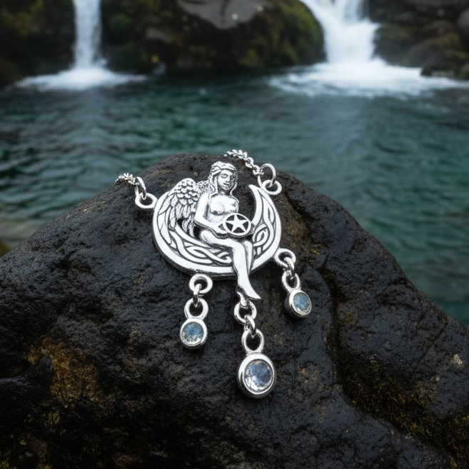 Little Star Fairy Necklace in Sterling Silver | Necklet | Wiccan Center