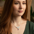 Sara Celtic Knot Necklace in Sterling Silver | Necklet | Wiccan Center