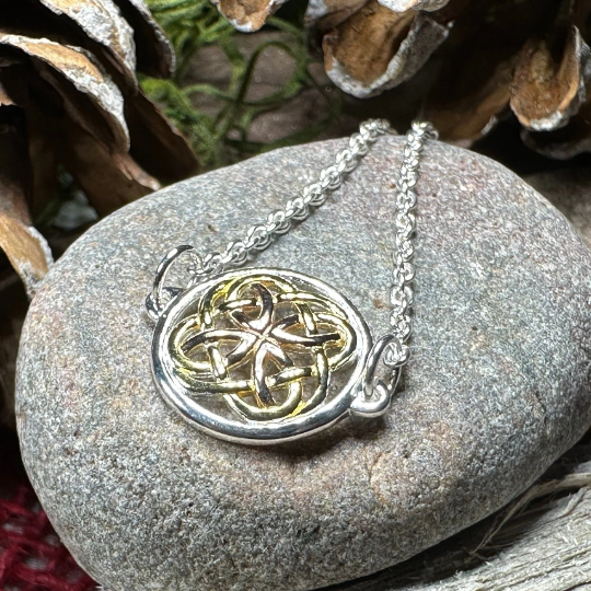 Forever Celtic Knot Necklace in Sterling Silver | Necklet | Wiccan Center