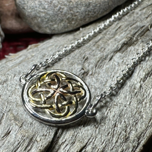 Forever Celtic Knot Necklace in Sterling Silver | Necklet | Wiccan Center