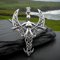 Celtic Moon Goddess Necklace in Sterling Silver | Pendant | Wiccan Center