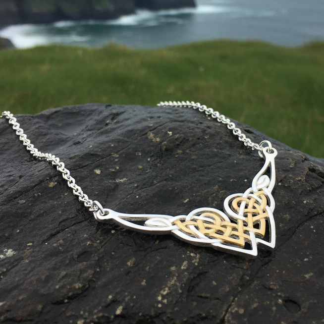 Celtic Endless Love Heart Necklace | Necklet | Wiccan Center