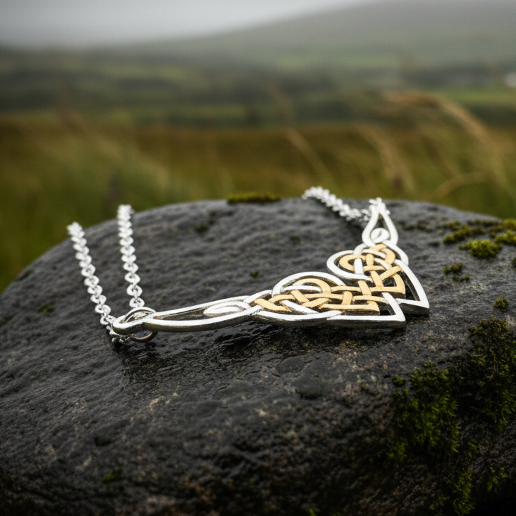 Celtic Endless Love Heart Necklace | Necklet | Wiccan Center