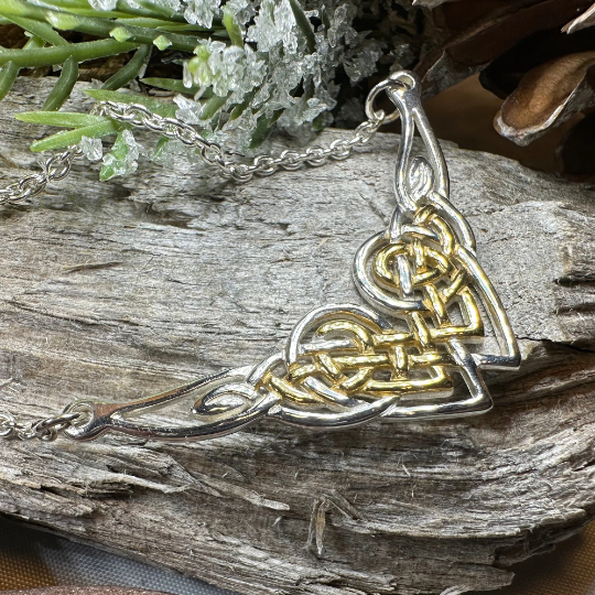 Celtic Endless Love Heart Necklace | Necklet | Wiccan Center