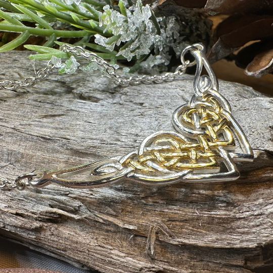 Celtic Endless Love Heart Necklace | Necklet | Wiccan Center