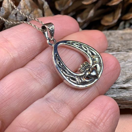 Shannon Claddagh Necklace | Pendant | Wiccan Center