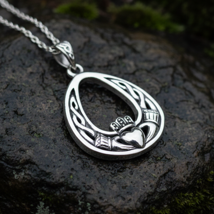 Shannon Claddagh Necklace | Pendant | Wiccan Center