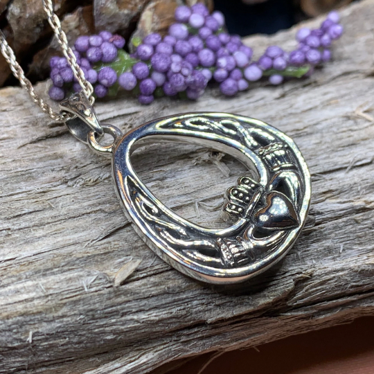 Shannon Claddagh Necklace | Pendant | Wiccan Center