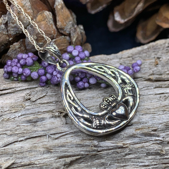 Shannon Claddagh Necklace | Pendant | Wiccan Center