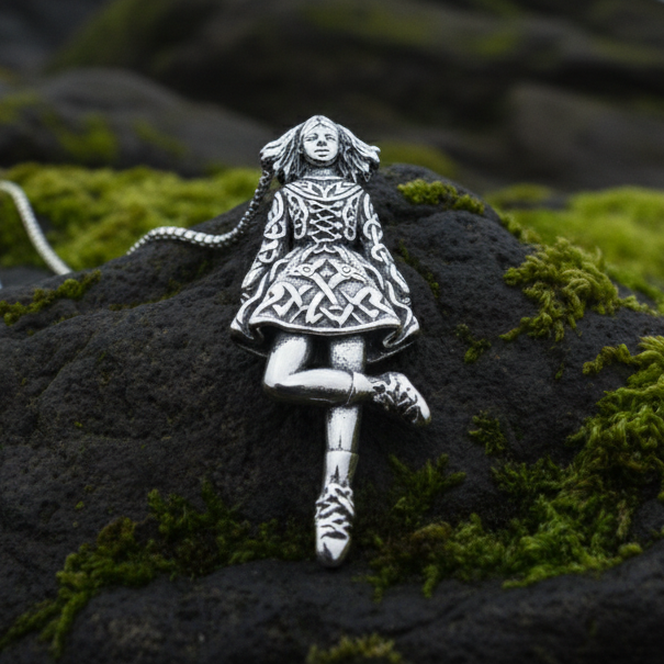 Feis Irish Dancer Necklace | Pendant | Wiccan Center