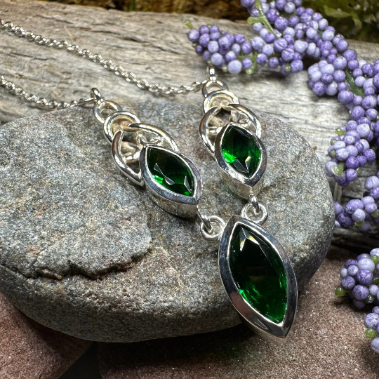 Grace Celtic Knot Necklace in Sterling Silver | Necklet | Wiccan Center