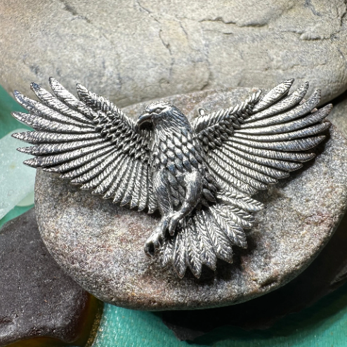 Eagle of Glory Necklace in Sterling Silver