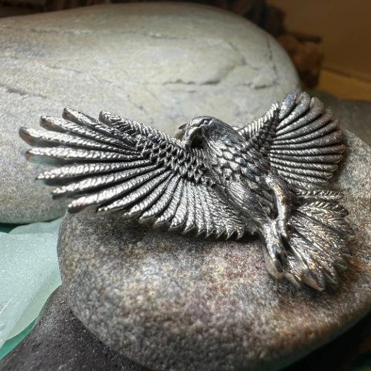 Eagle of Glory Necklace in Sterling Silver